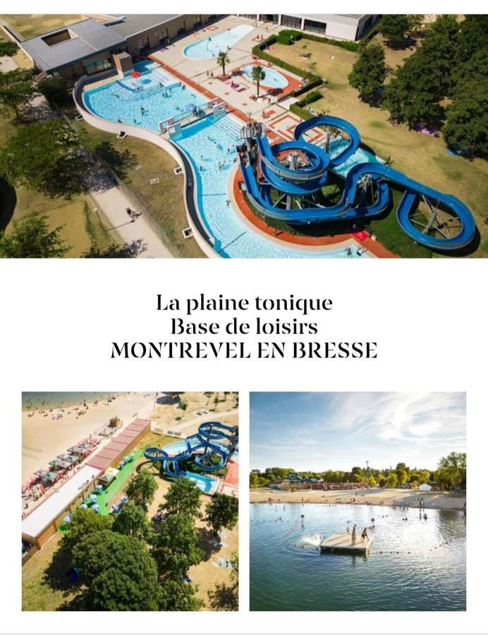 Bulles Etoilees Appartement Avec Jacuzzi Prive Montrevel-en-Bresse Exterior photo